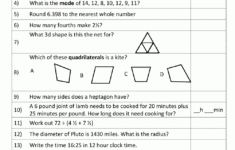 Online Math Test For 4th Graders Mona Conley s Addition Worksheets