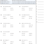 Order Of Operations Pemdas Worksheets Listed In Common Core Free