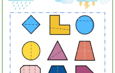 Partitioning Shapes 1st Grade Math Worksheets Common Core Aligned