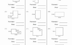 Perimeter Worksheet For 3rd Grade Grade Math Worksheets Free Mon Core