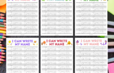 Personalized Spelling Practice Worksheet Kids Name Spelling Etsy