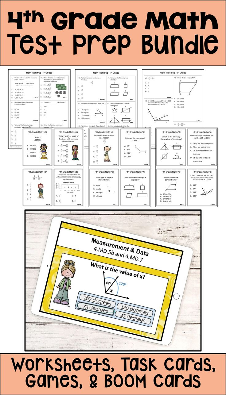 Pin On 4th Grade Math Test Prep Review