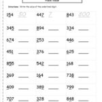 Place Value Worksheets Second Grade Worksheet Common Core Math 5th