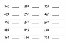 Place Value Worksheets Second Grade Worksheet Common Core Math 5th