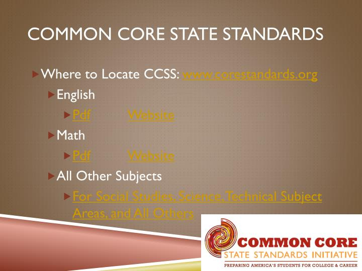 PPT Building Awareness Of The Common Core PowerPoint Presentation 