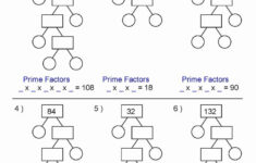 Prime Factorization Tree Worksheet Awesome Factoring Gcf Free Printable