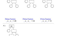 Prime Factorization Worksheet For 5