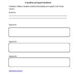 Proposition And Support ELA Literacy W 8 1 Writing Worksheet Common