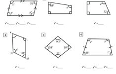 Quadrilaterals Worksheets Math Monks