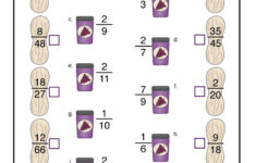 Reducing Fractions Matching Worksheet Have Fun Teaching