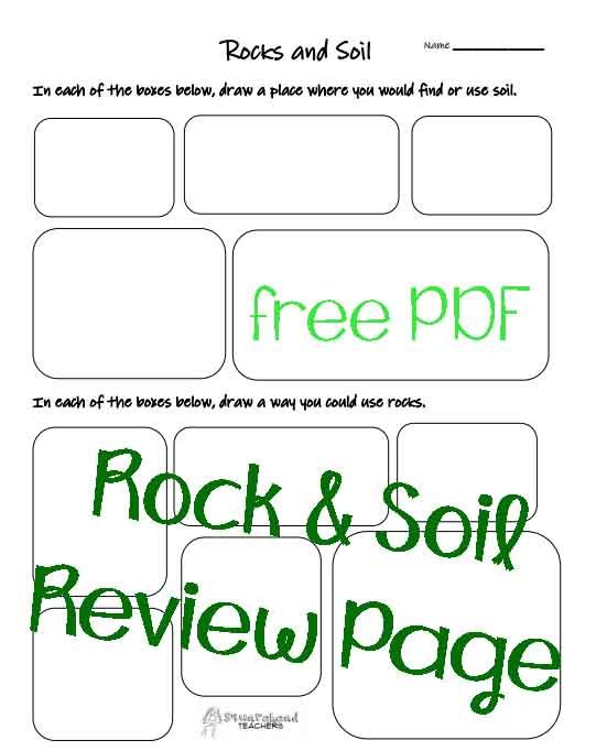Rocks Soil Page Common Core Science Standards Free Teacher Common 