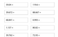Rounding Decimals Worksheets Math Monks