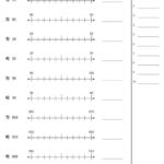 Rounding To The Nearest 10 With A Number Line There Are Many On