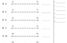 Rounding To The Nearest 10 With A Number Line There Are Many On