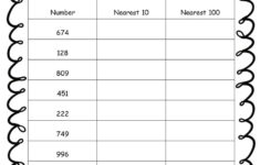 Rounding Worksheets Nearest 10 And 100 Rounding Worksheets