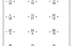 Simplifying Fractions Worksheets Math Monks