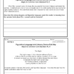 Simply Centers Figurative Language Exits Slips For Middle School