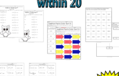 Smiths On The Coast Addition And Subtraction Within 20 Common Core