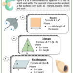 Solving Area Volume Surface Area Of Objects 7th Grade Math Worksheet