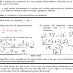 Solving Linear Equations Common Core Algebra 2 Homework Fluency