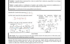 Solving Linear Equations Common Core Algebra 2 Homework Fluency