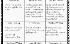 Spelling Homework Freebie Spelling Homework Spelling Words Spelling
