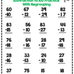 St Patrick S Day Subtraction To 100 Practice Part Of 25 Page Math