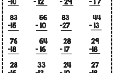 St Patrick s Day Subtraction To 100 Practice Part Of 25 Page Math