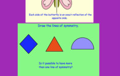 Symmetry Lesson PDF 10 Pages Includes Printable Worksheets In Black