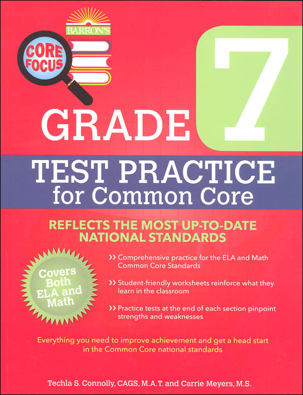 Test Practice For Common Core Grade 7 BCFW Barron s Educational 