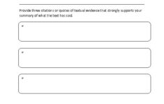 Textual Evidence 1 ELA Literacy RL 8 1 Reading Literature Worksheet