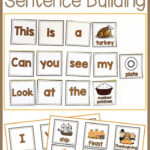 Thanksgiving Sentence Building Activity With Writing Pages