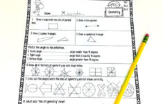 These Geometry Worksheets Are Perfect For 4th Graders They Align With
