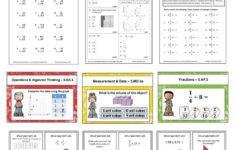 This 5th Grade Math Bundle Features All The Common Core Standards With