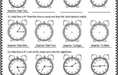 This Packet Is A Selection Of Time Worksheets And Assessments It Is