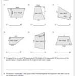 Trapezoid Area Worksheet Worksheet