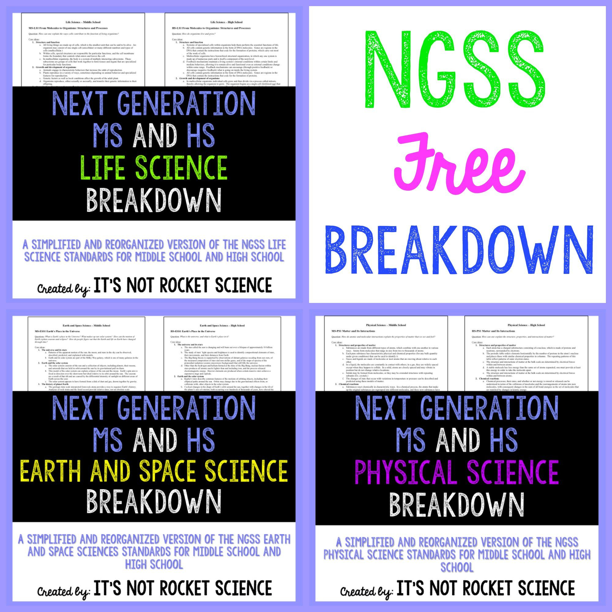 Understanding The Next Generation Science Standards It s Not Rocket 