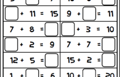 Winter Math Worksheets First Grade Made By Teachers