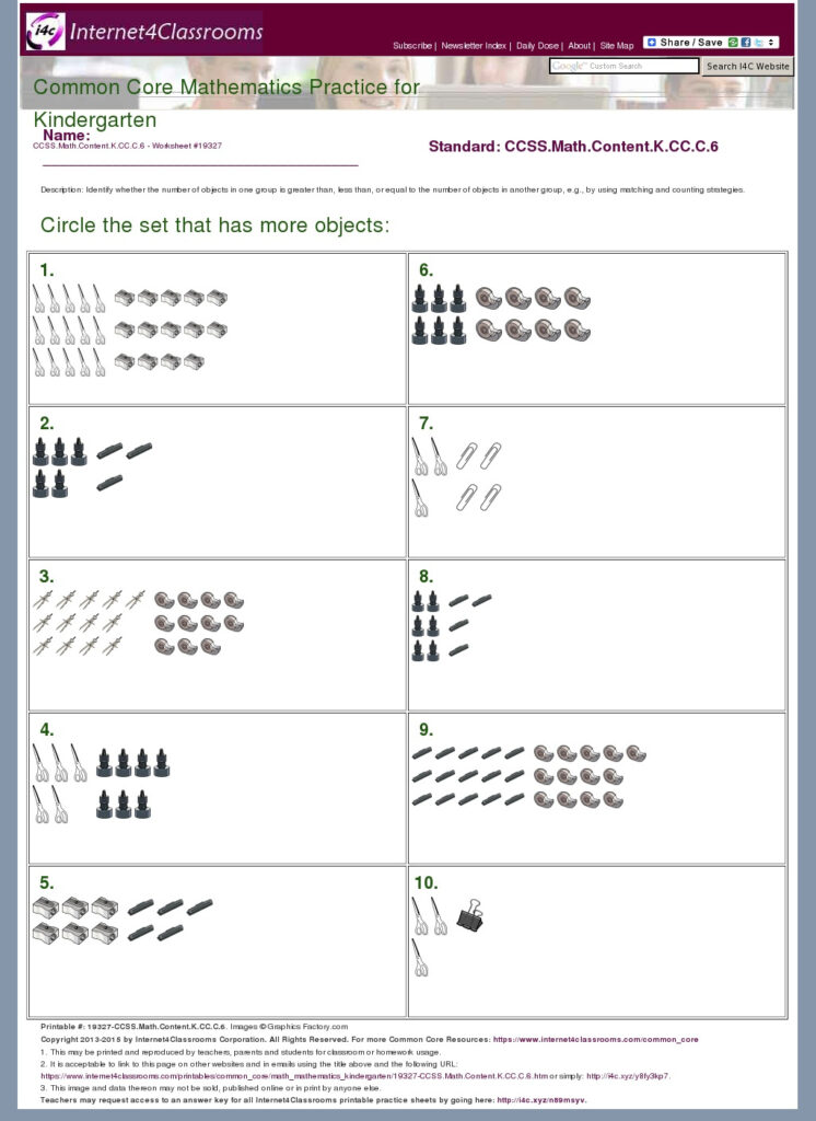 Common Core Sheets | Common Core Worksheets